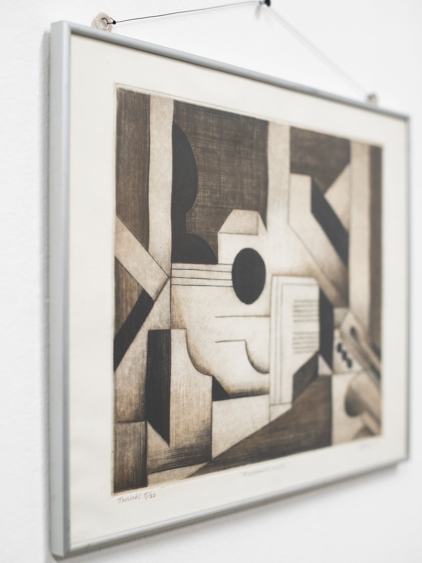 Limited Edition Etching 'Elektronisk musik' by Georg Nilsson (1982)