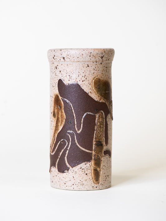 Vintage Stoneware Vase by Preben Brandt Larsen – Denmark, 1970's