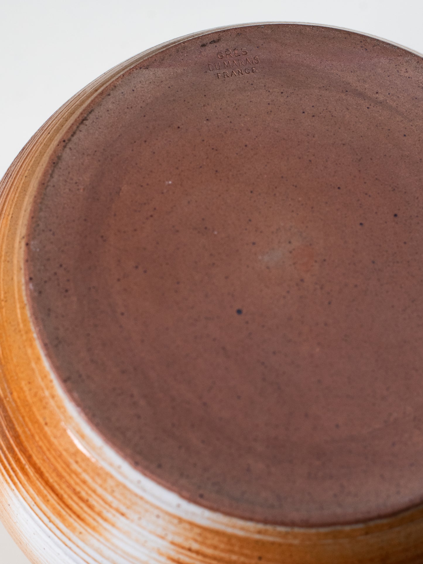 Vintage Stoneware Bottle Vase by Grès du Marais, France