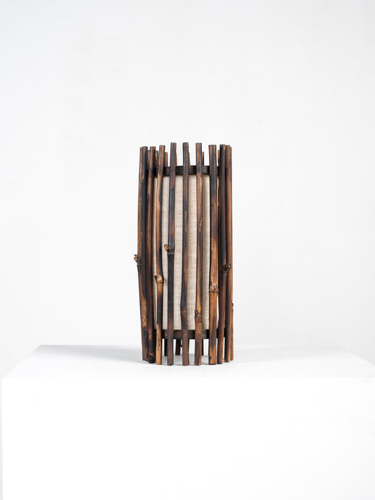 Mid-Century Rattan Table Lamp