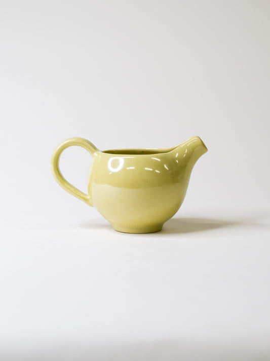 Kupittaan Savi Creamer in Citrus Lime Glaze – Finland, 1950's–60's