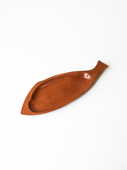 Teak Fish Tray – Japan, 1960's–70's