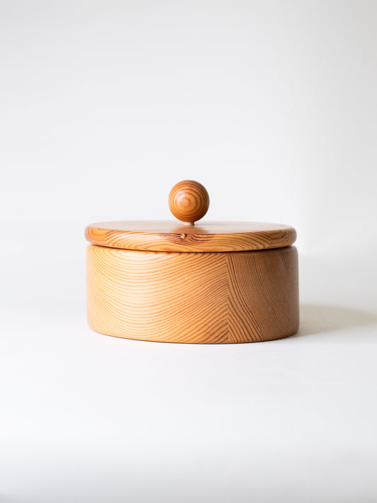 Vintage Lidded Jar by Aarikka – Finland, 1970s