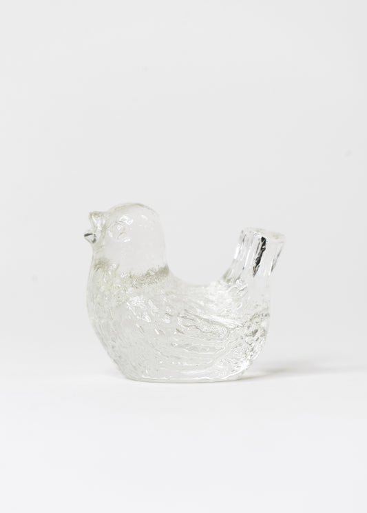 Glass Bird from Vessière à Baccarat – France, 1970s