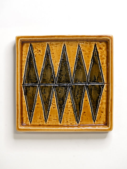 Rörstrand ‘Harlekin’ Ceramic Tray – Sweden, 1960s