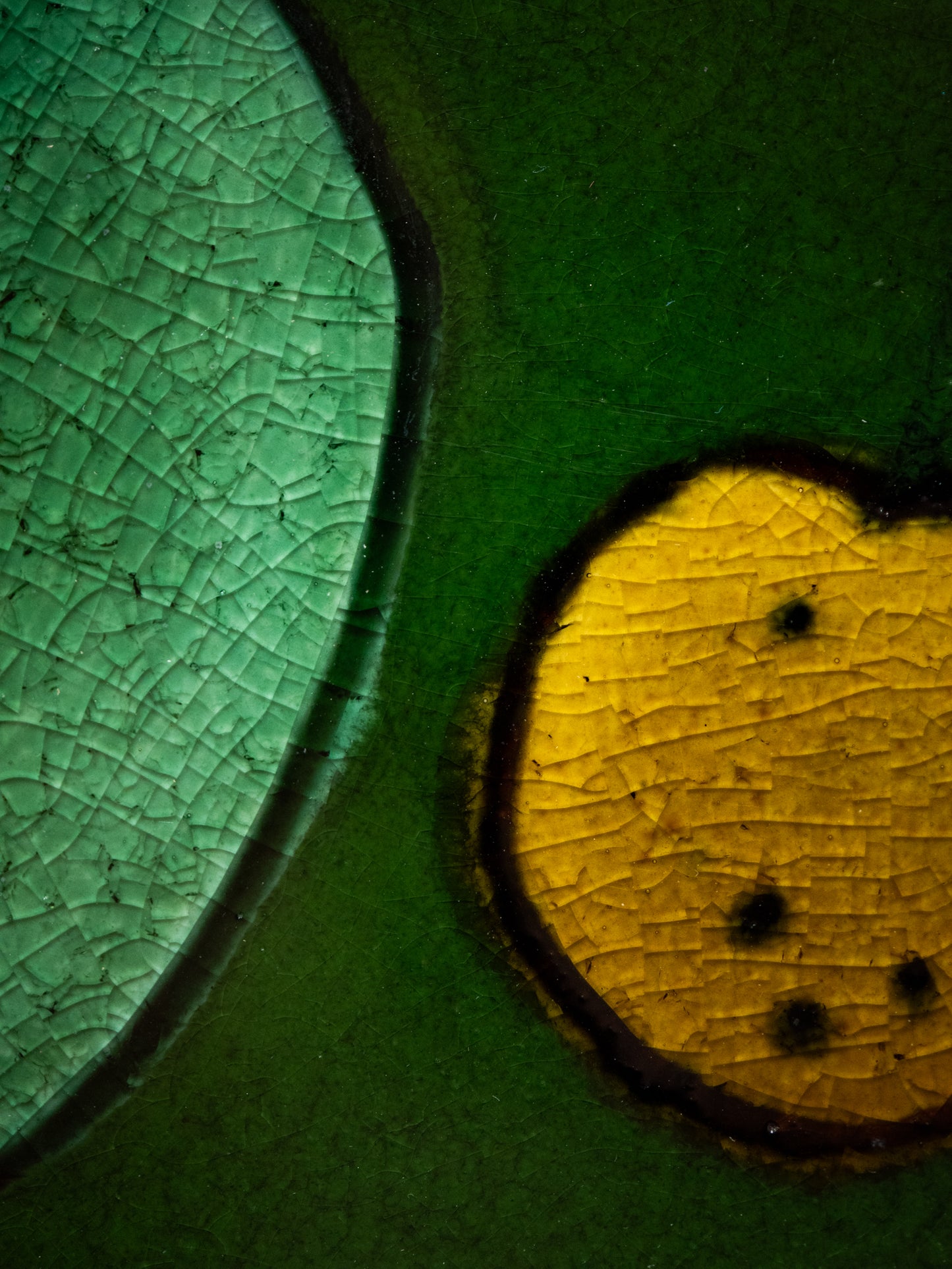 Fruit Motif Ceramic Art Tile by Gunvor Olin for Arabia - Finland, 1960s