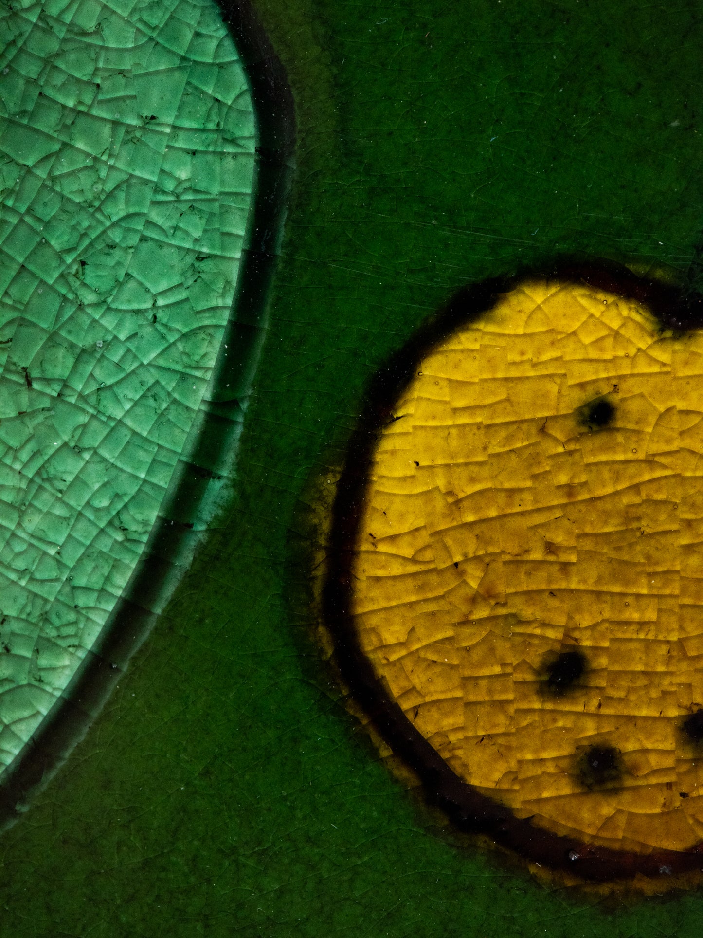 Fruit Motif Ceramic Art Tile by Gunvor Olin for Arabia - Finland, 1960s