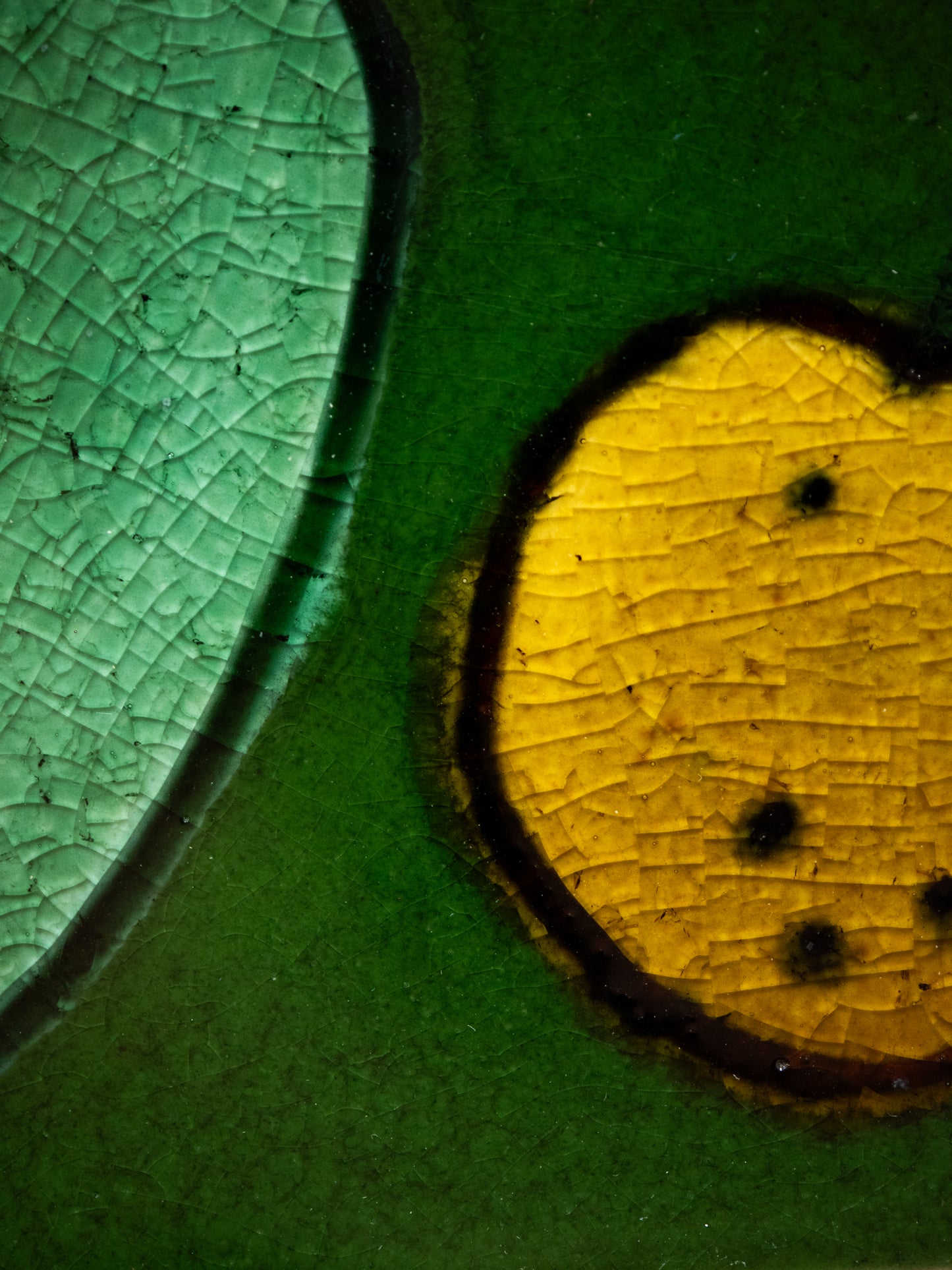 Fruit Motif Ceramic Art Tile by Gunvor Olin for Arabia - Finland, 1960s