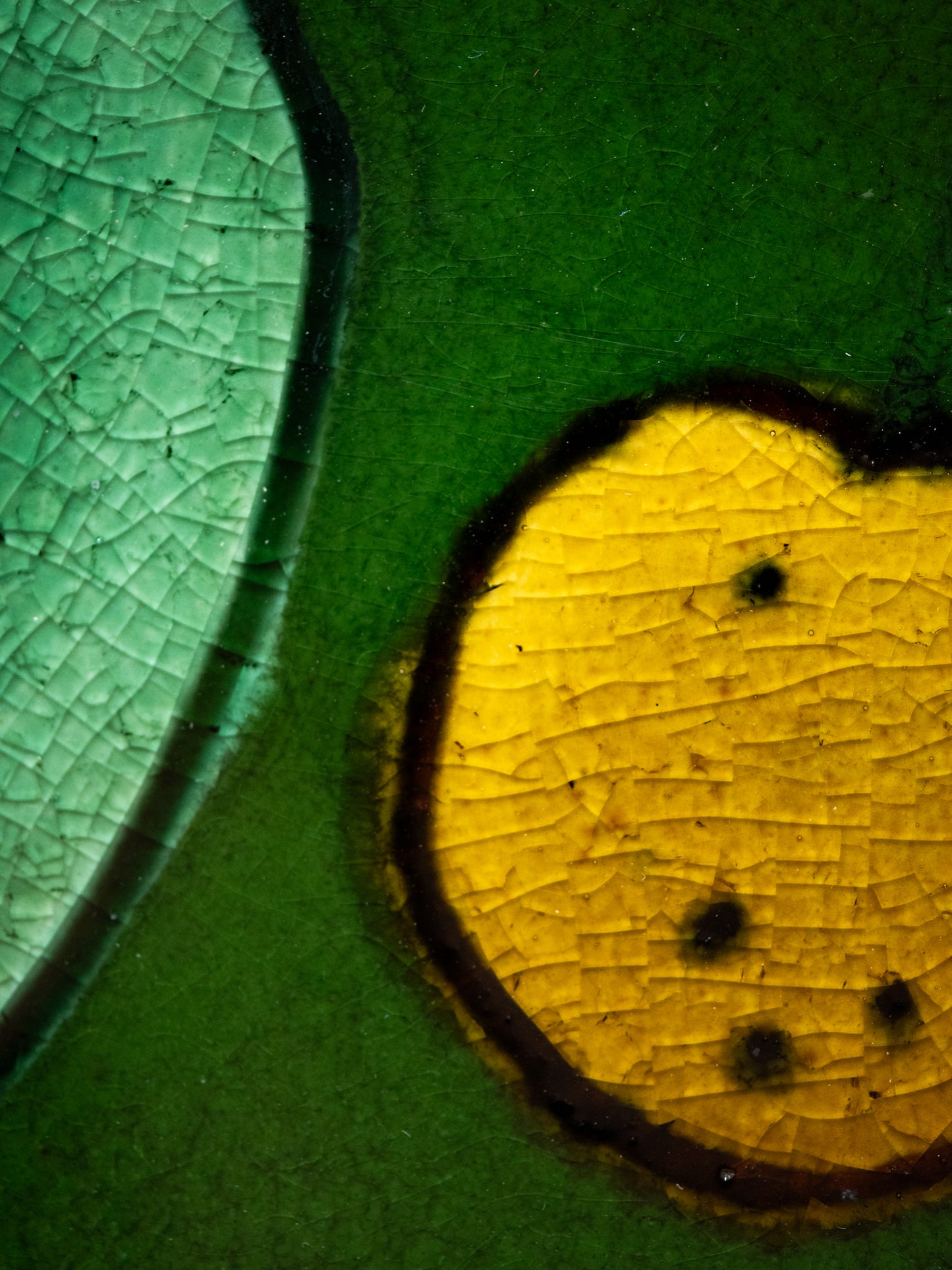 Fruit Motif Ceramic Art Tile by Gunvor Olin for Arabia - Finland, 1960s