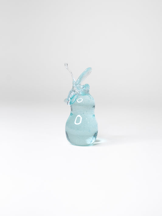 Pale Aqua Blue Glass Fruit - Europe, Mid-Century
