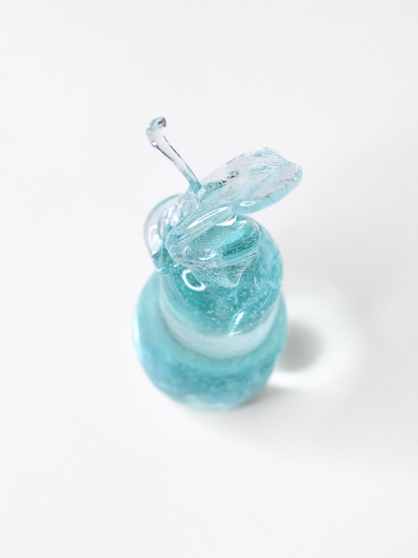Pale Aqua Blue Glass Fruit - Europe, Mid-Century