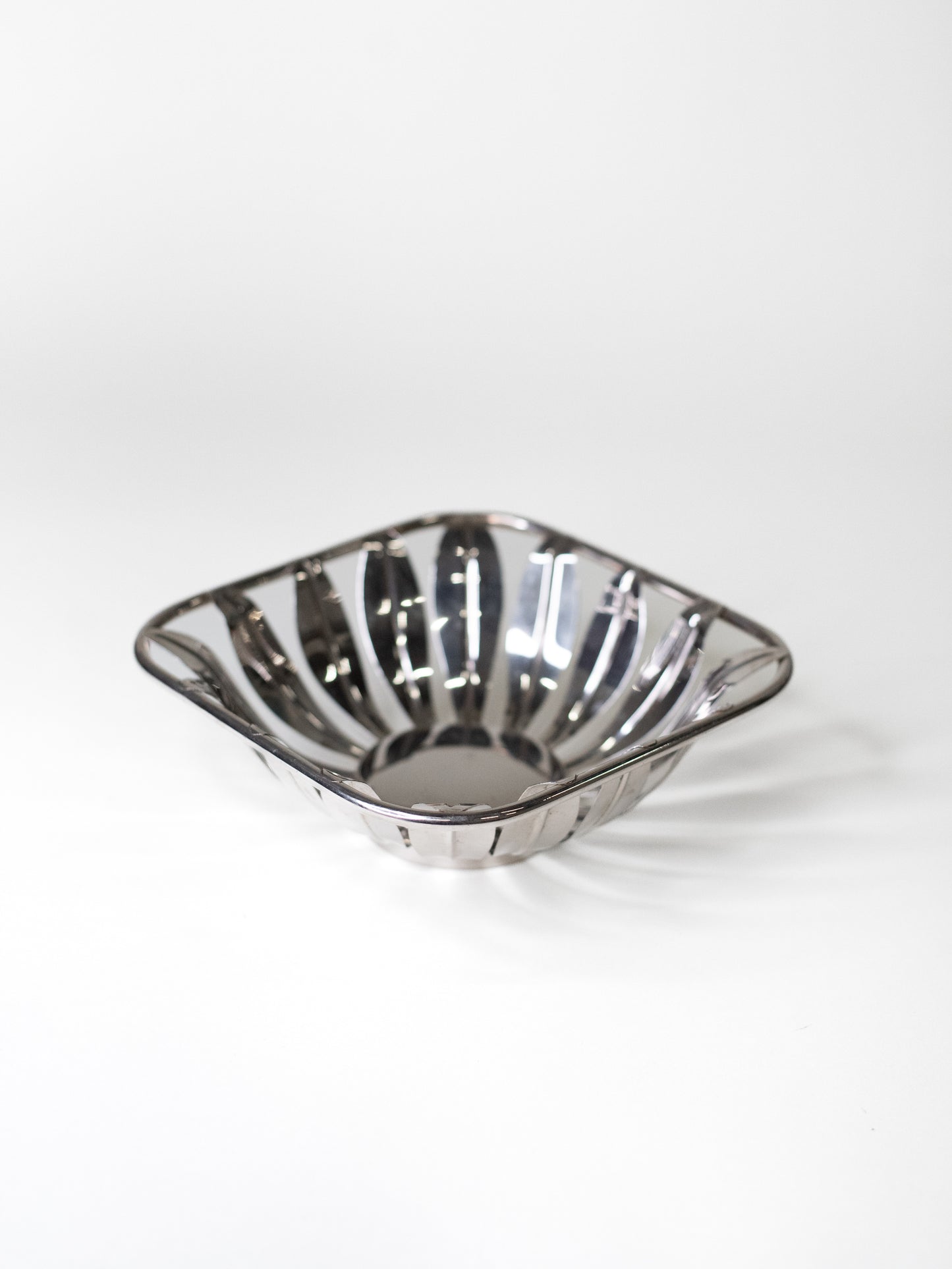 Mid-Century Chrome Fruit Bowl