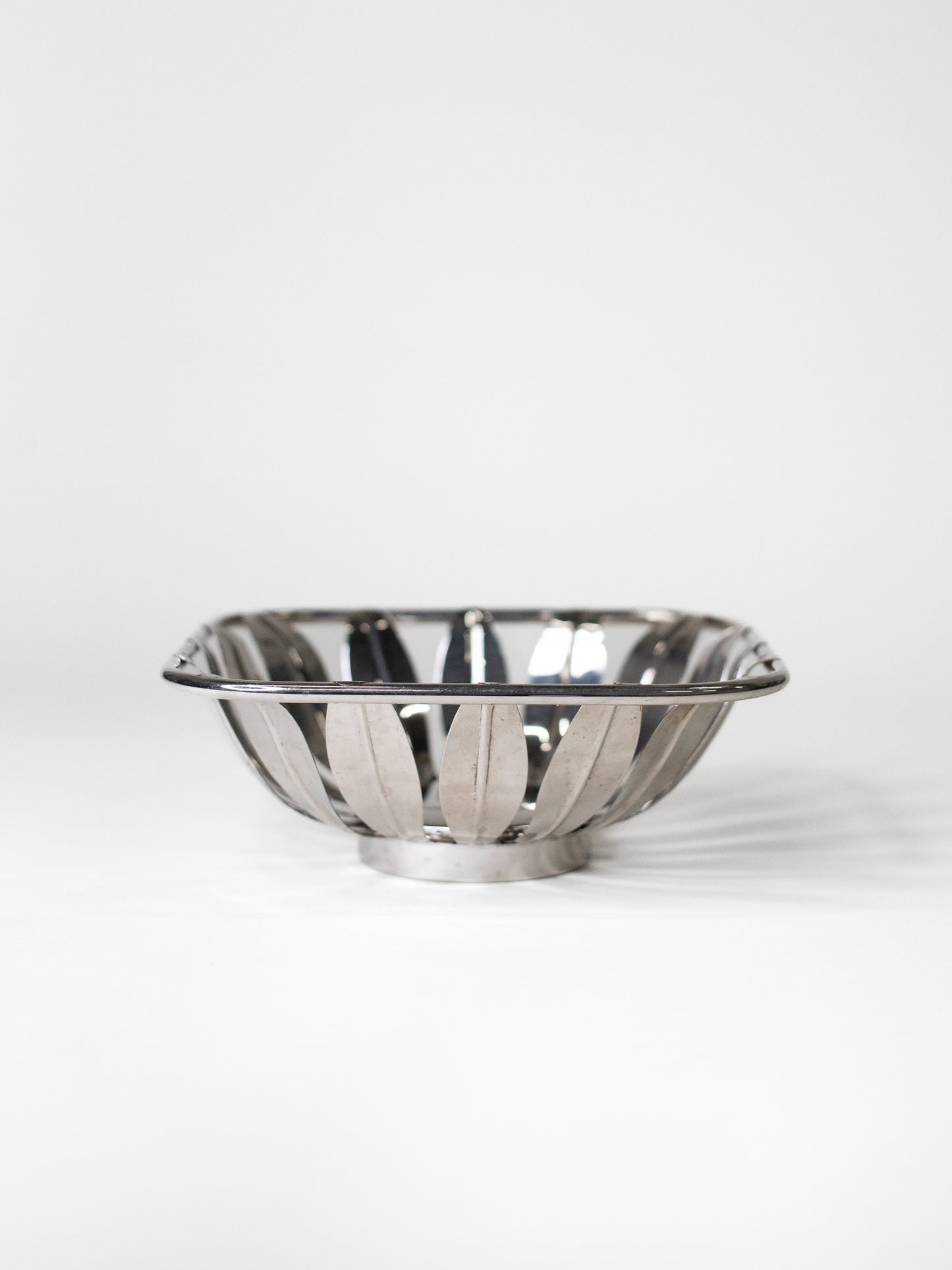 Mid-Century Chrome Fruit Bowl