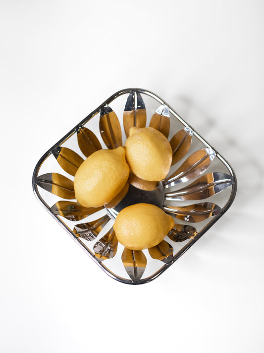 Mid-Century Chrome Fruit Bowl