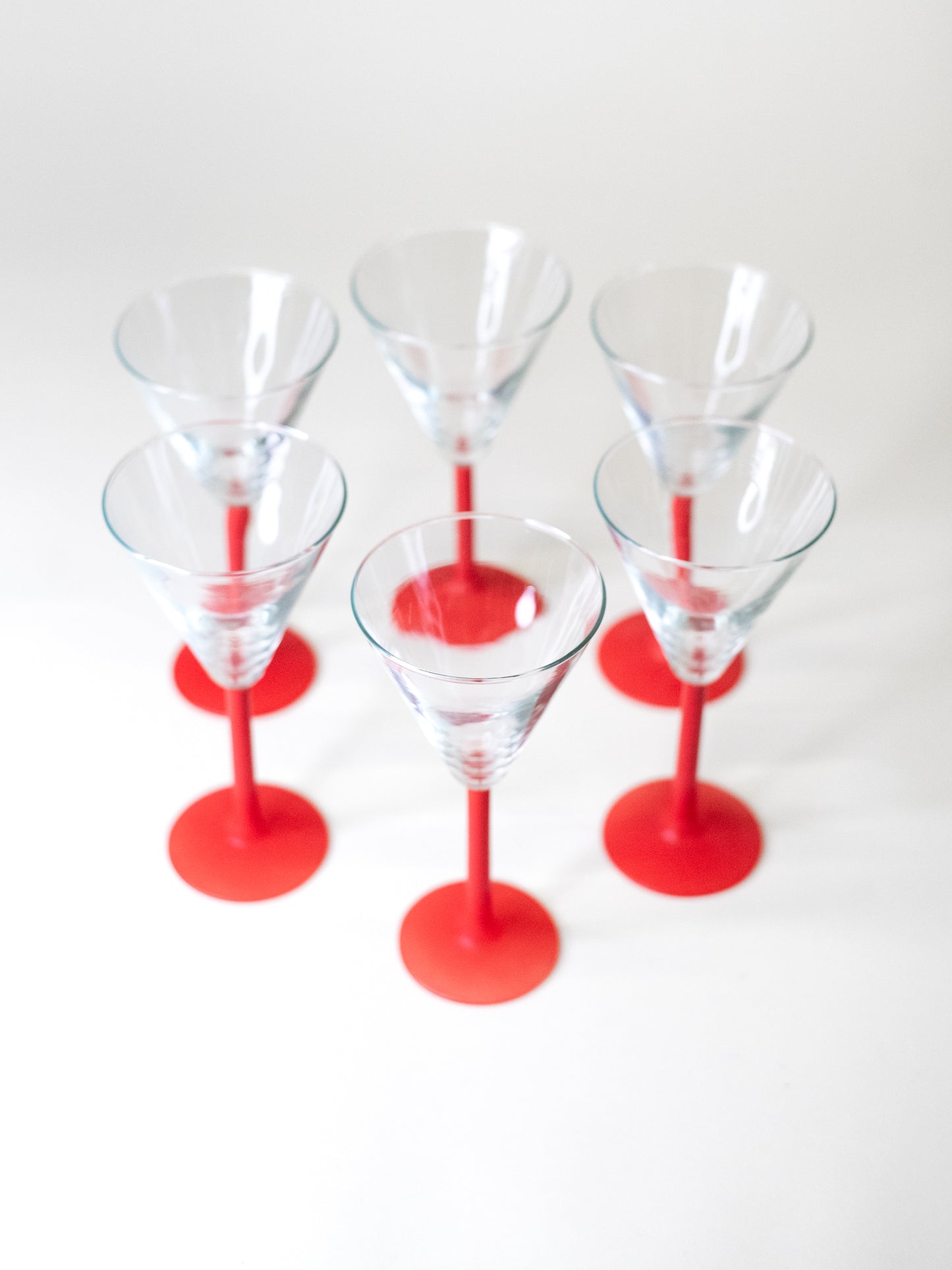 Postmodern Martini Glasses by Leonardo, 1980s - Set of 6