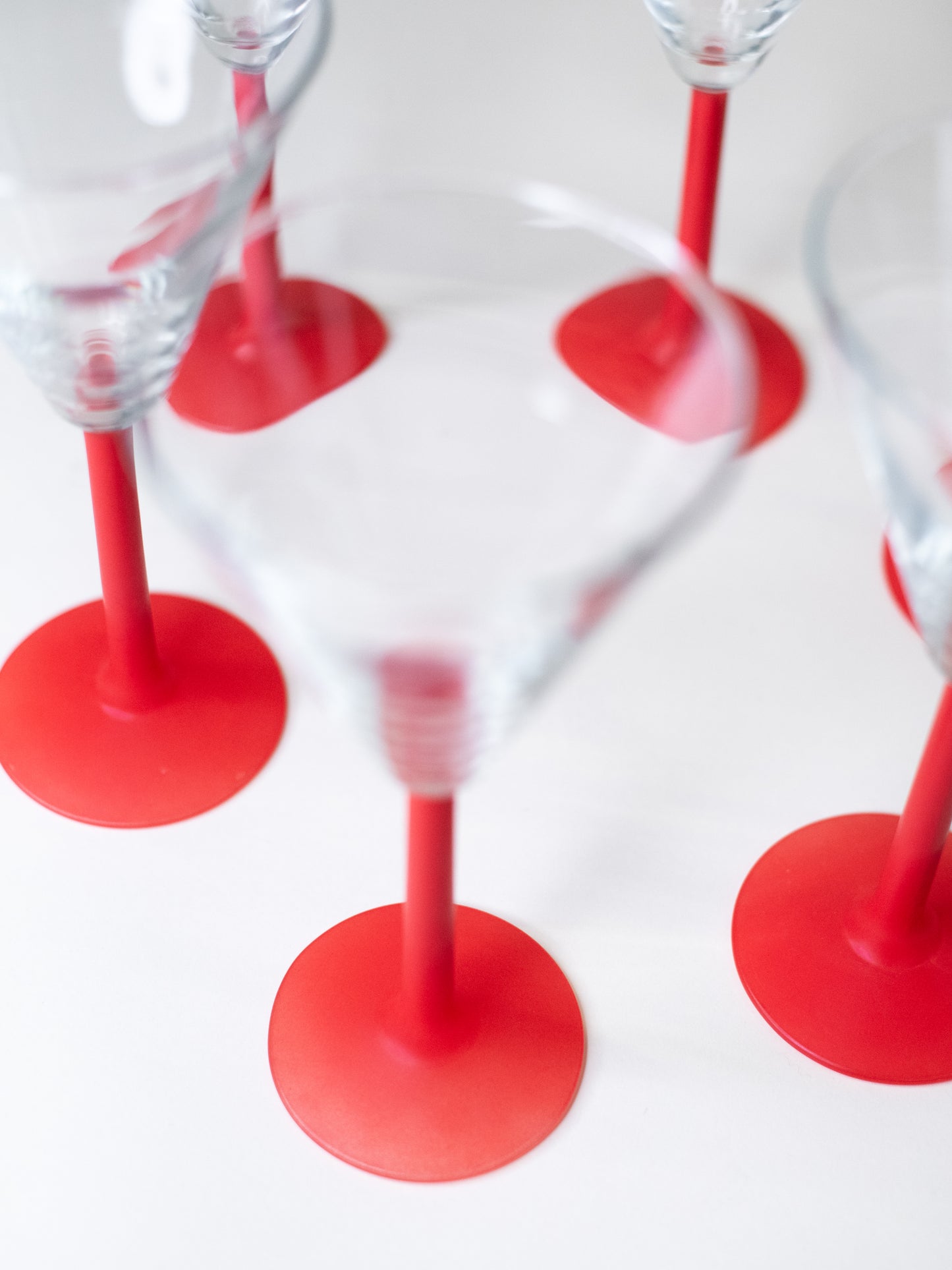 Postmodern Martini Glasses by Leonardo, 1980s - Set of 6