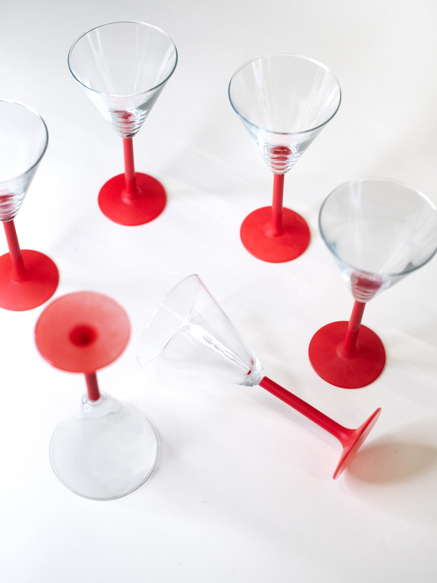 Postmodern Martini Glasses by Leonardo, 1980s - Set of 6