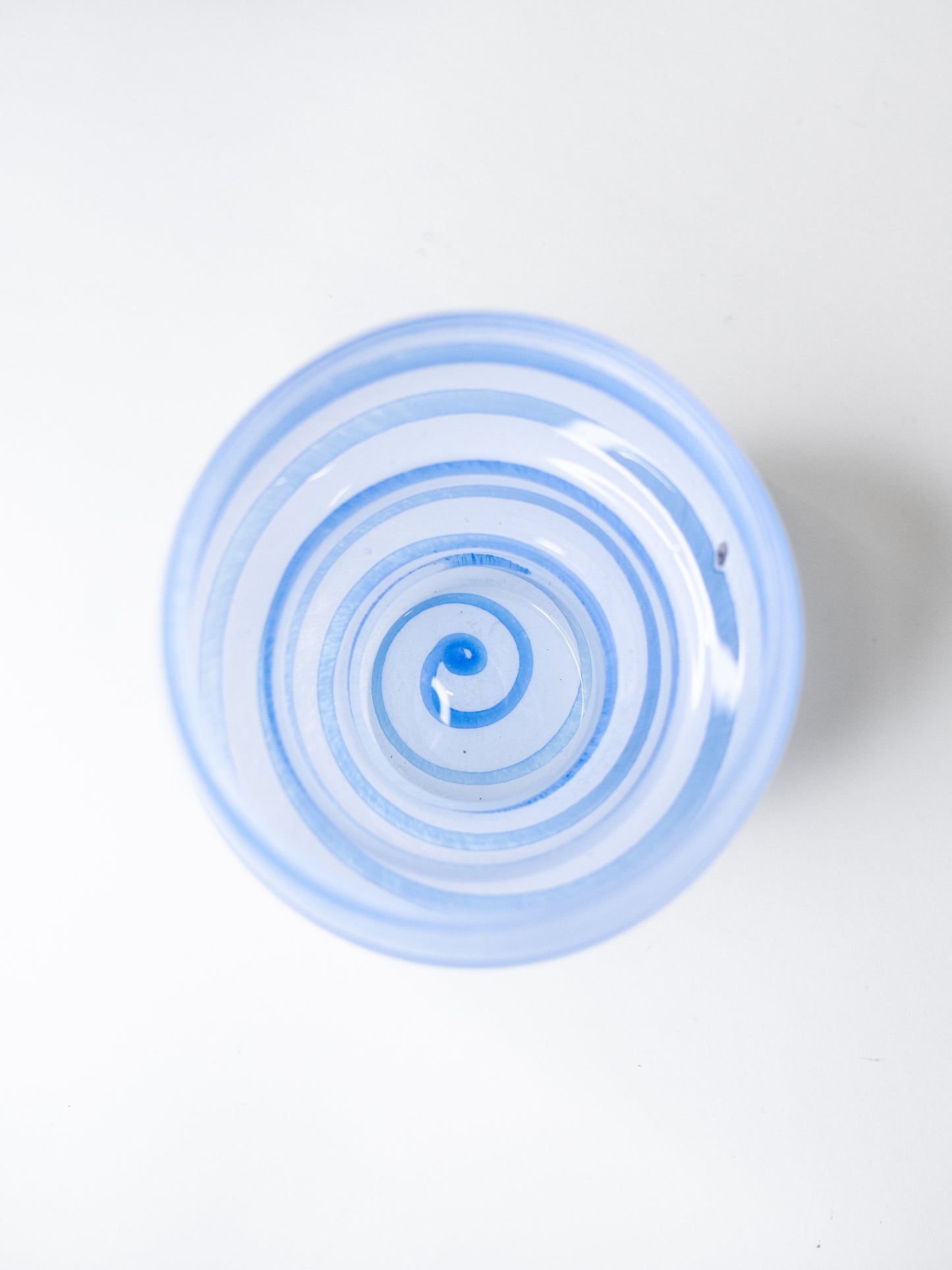 Handblown Blue Striped Glass Vase – Finland