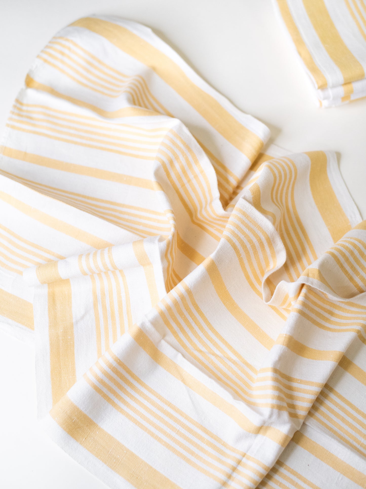 Striped Cotton Kitchen Cloths – Finland, Mid-Century - Set of Six