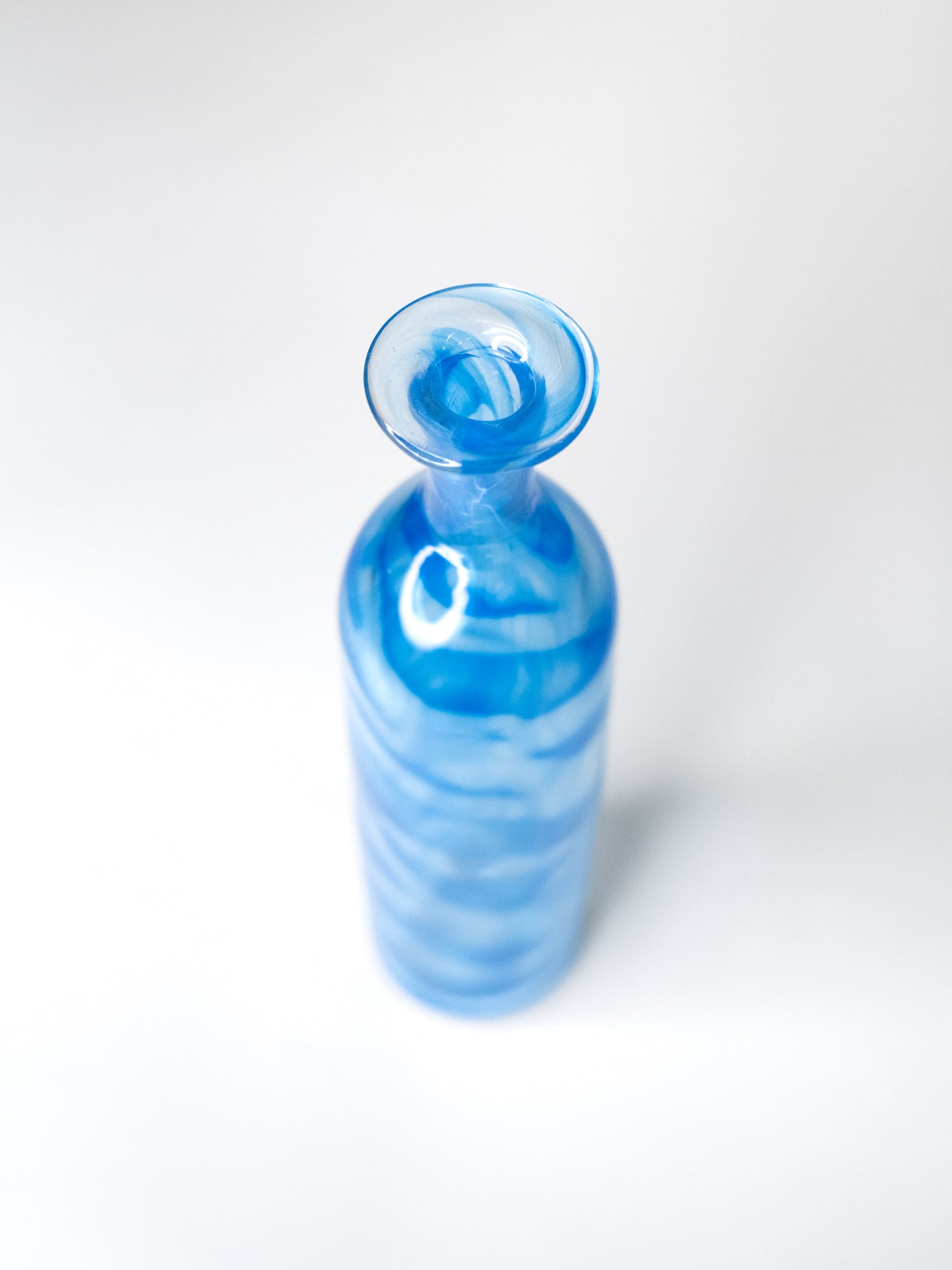 Art Glass Bottle by Jussis Riihimäki - Riihimäen Lasi, 1980s