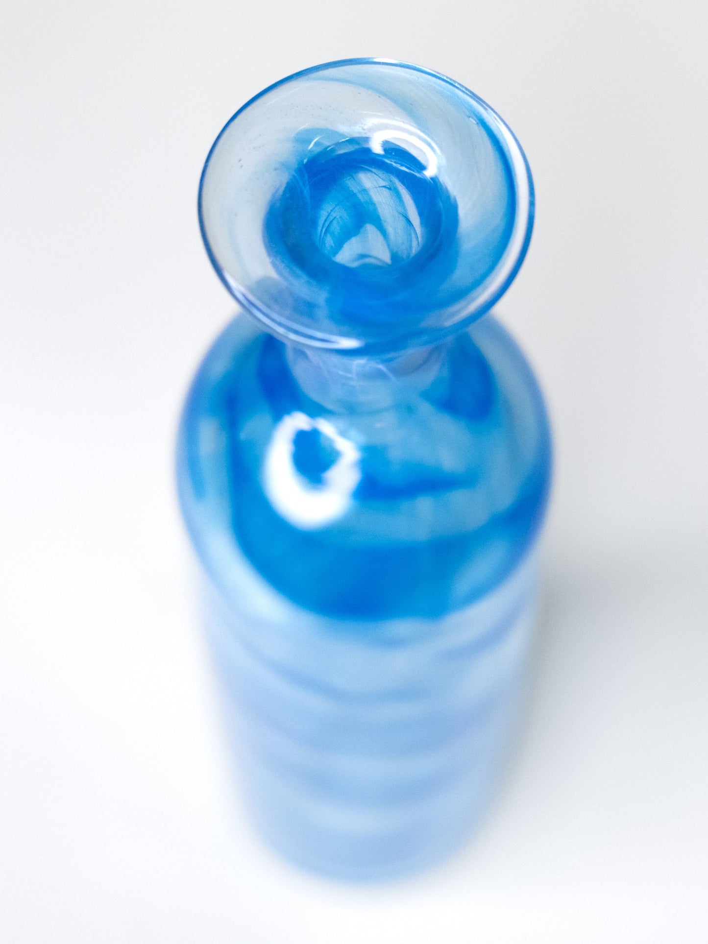 Art Glass Bottle by Jussis Riihimäki - Riihimäen Lasi, 1980s