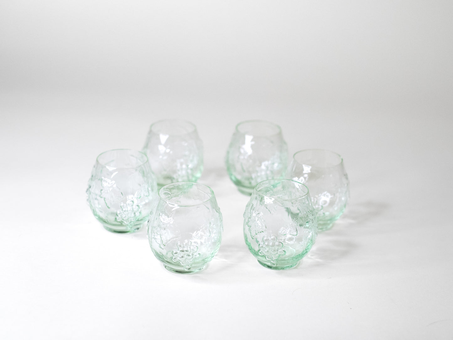 Rare Kumela Grape Glasses – Finland 1960s - Set of Six
