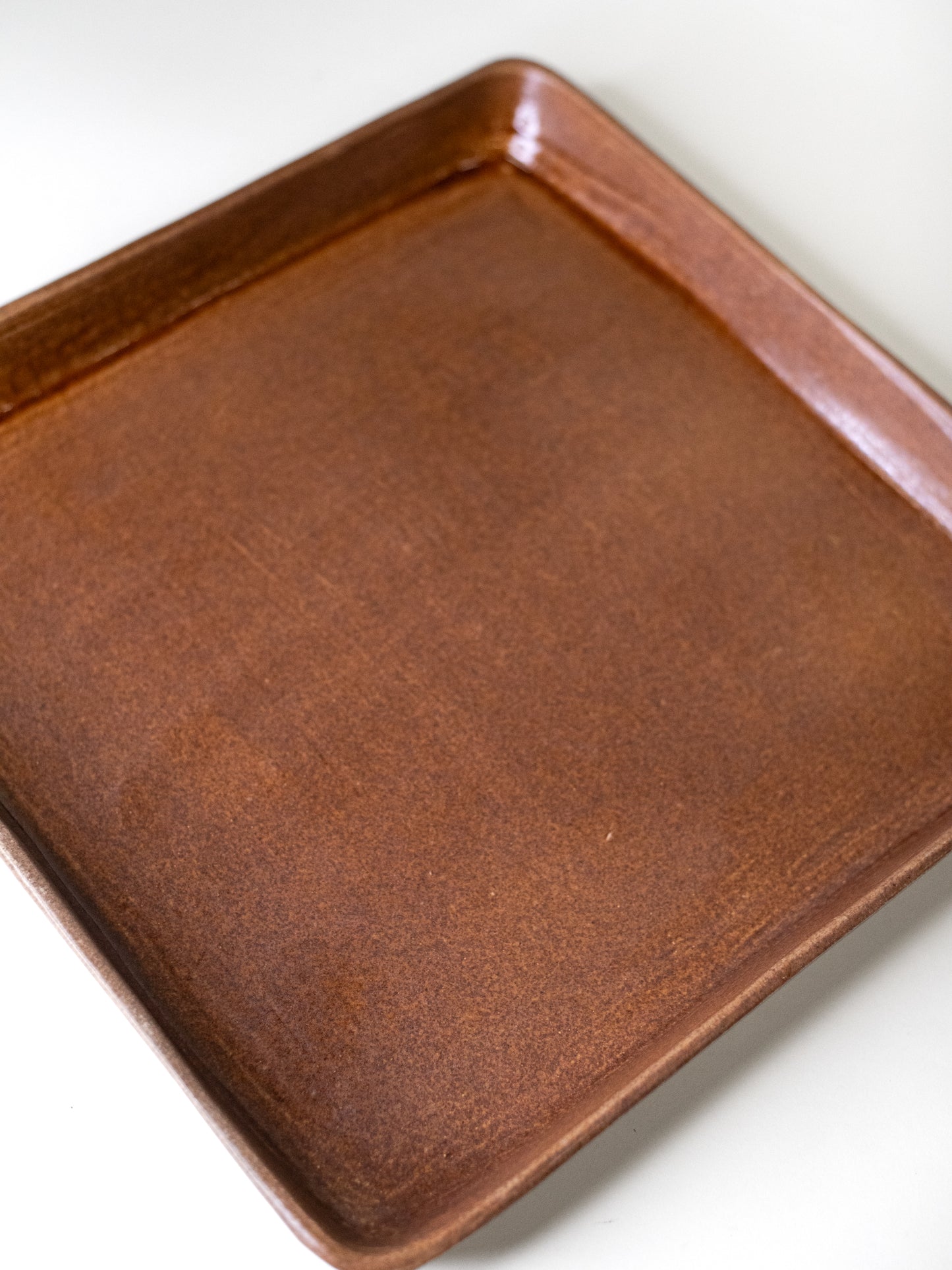 Large Handmade Ceramic Tray - Nordic, Mid-Century