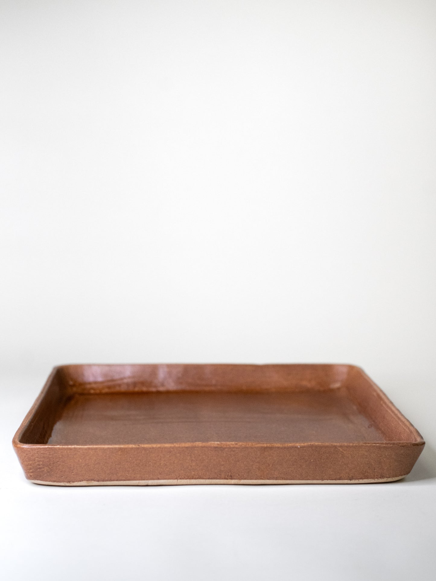 Large Handmade Ceramic Tray - Nordic, Mid-Century