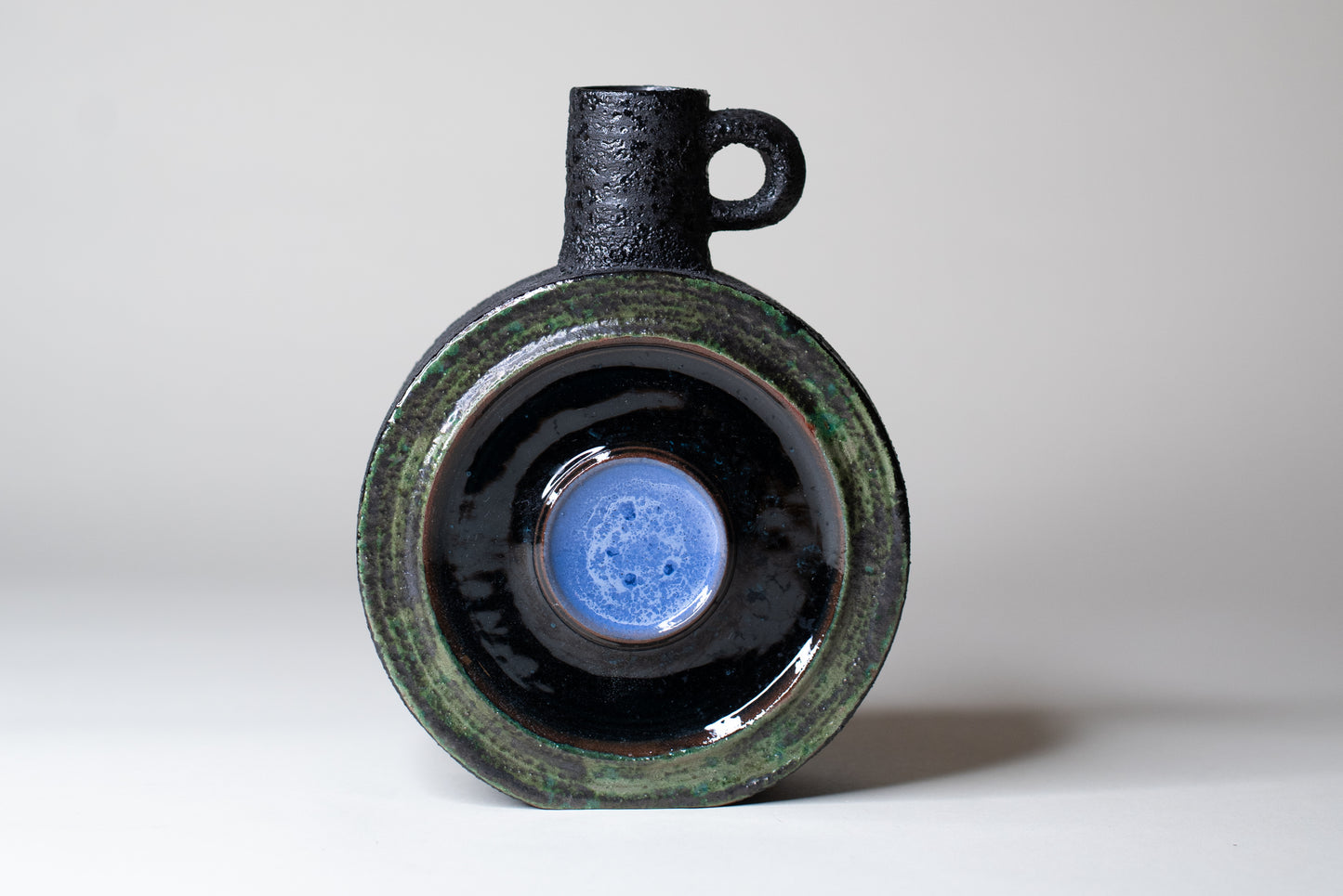 Kupittaan Savi Ceramic Bottle by Okki Laine - Finland, 1960s