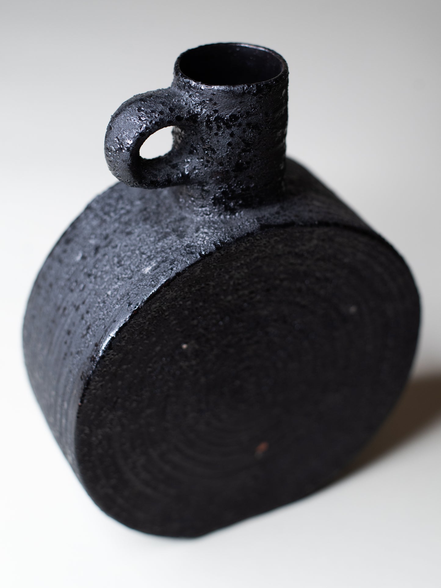Kupittaan Savi Ceramic Bottle by Okki Laine - Finland, 1960s