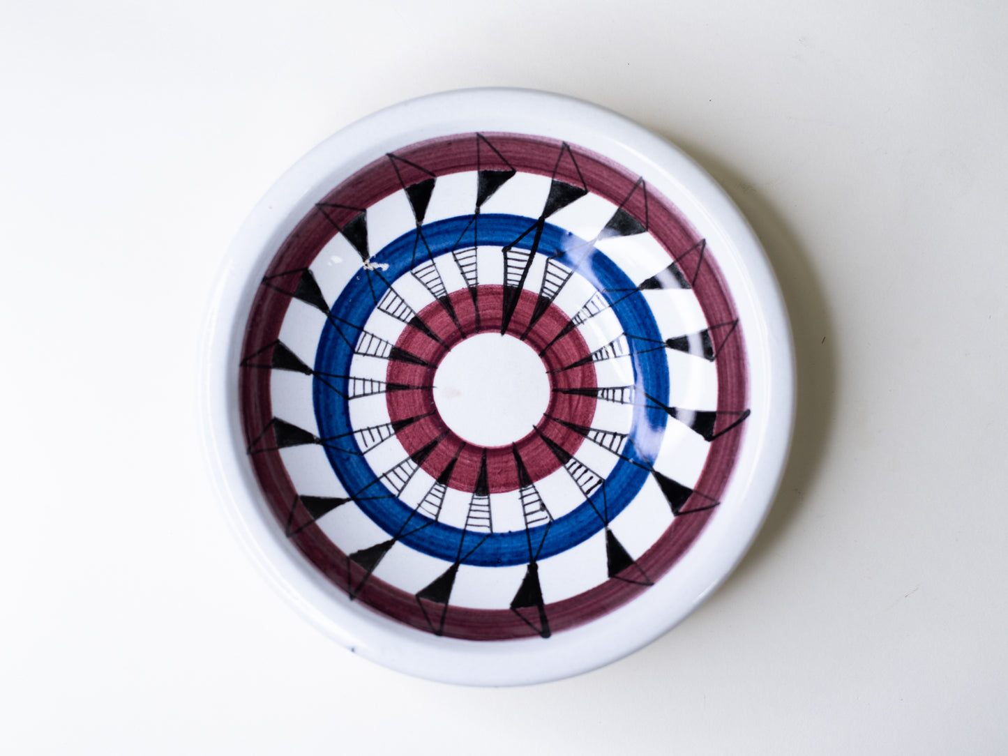 Arabia Hand-Painted Decorative Dish - Finland, 1960s