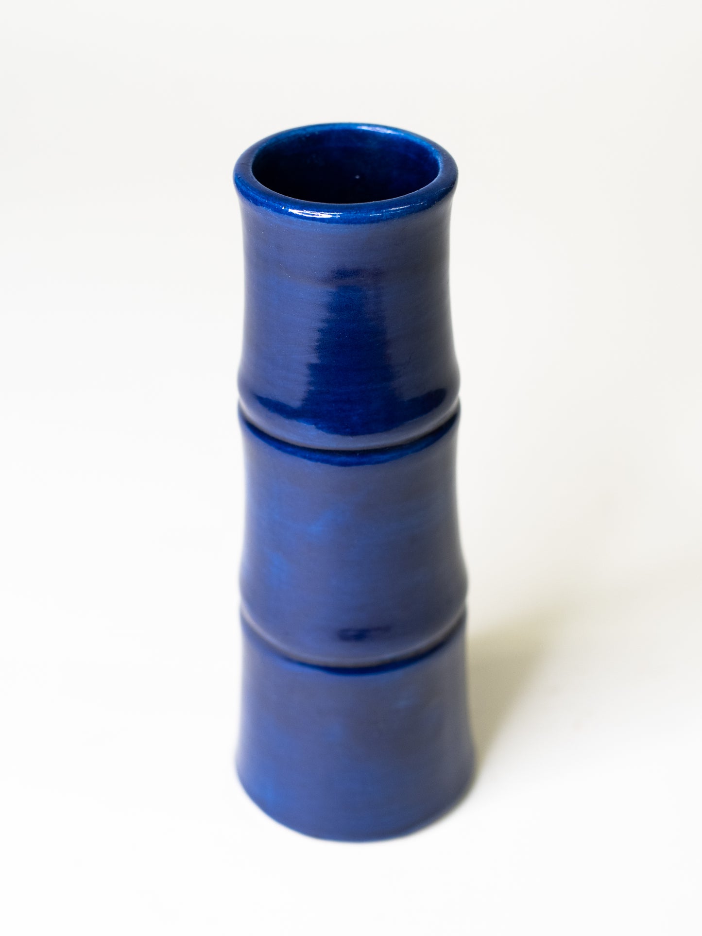 Vintage Kupittaan Savi Cobalt Vase – Finland, Mid-Century