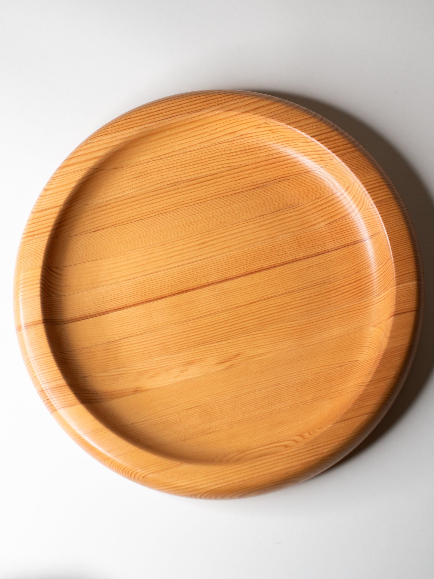 Large Finnish Design-Era Pine Tray, 1970s