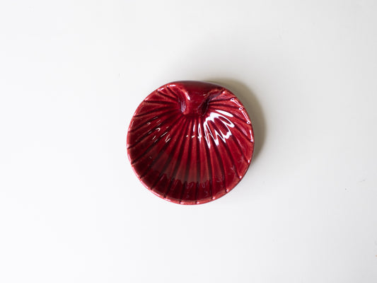 Vintage Shell-Shaped Mini Dish by Kupittaan Savi – Finland, Mid-Century