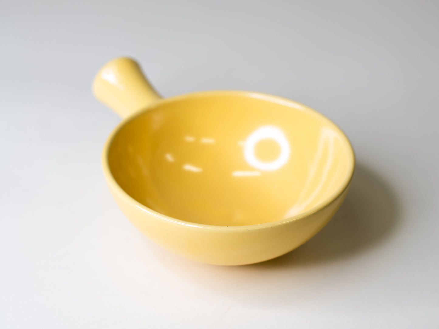 Vintage Modernist Ceramic Handled Bowl by Kupittaan savi - Finland, Mid-Century