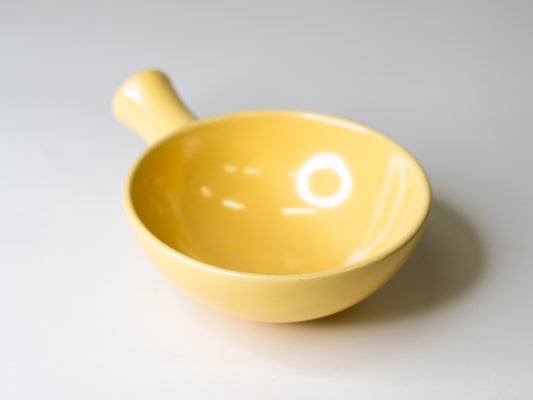 Vintage Modernist Ceramic Handled Bowl by Kupittaan savi - Finland, Mid-Century