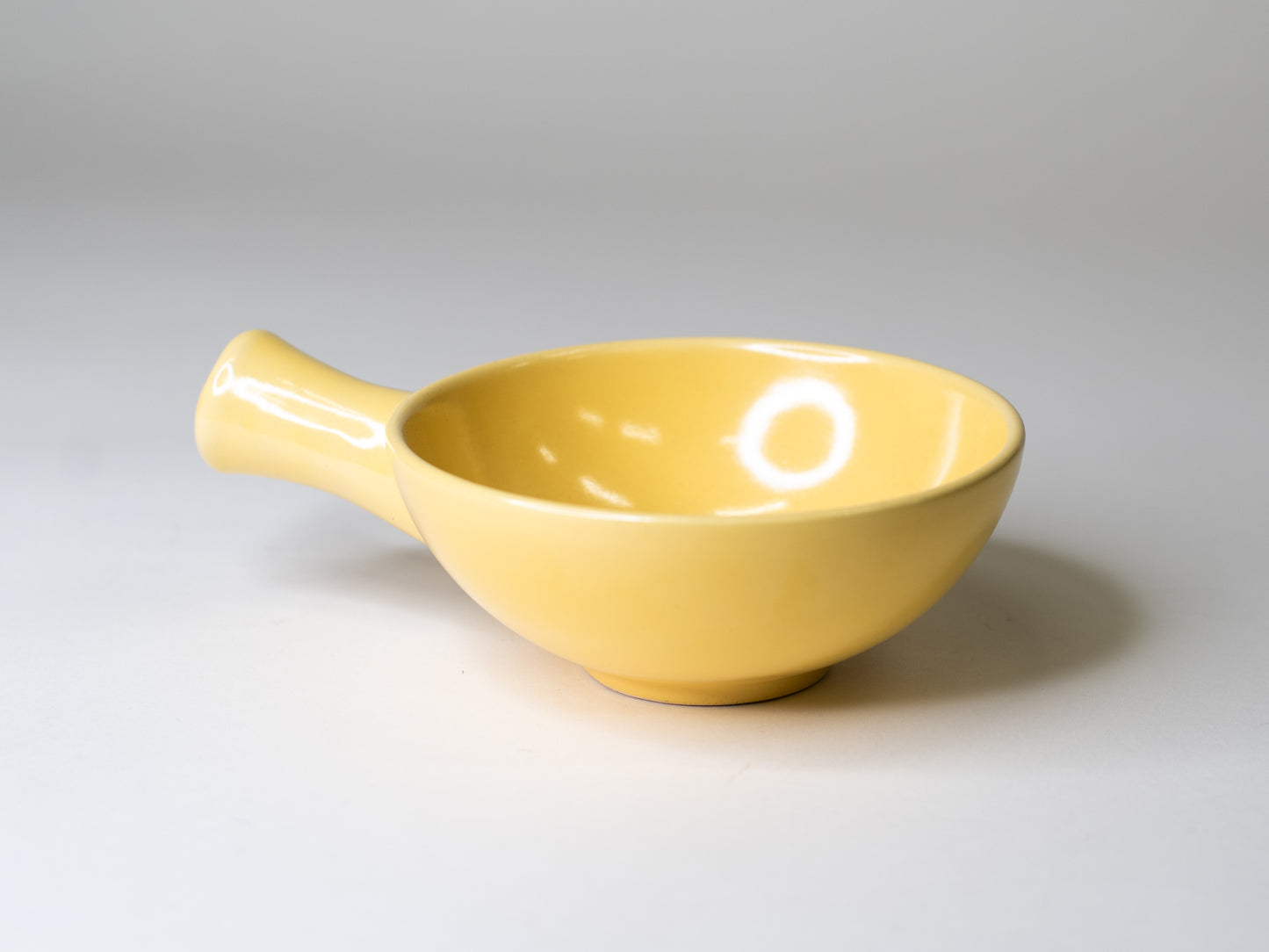 Vintage Modernist Ceramic Handled Bowl by Kupittaan savi - Finland, Mid-Century