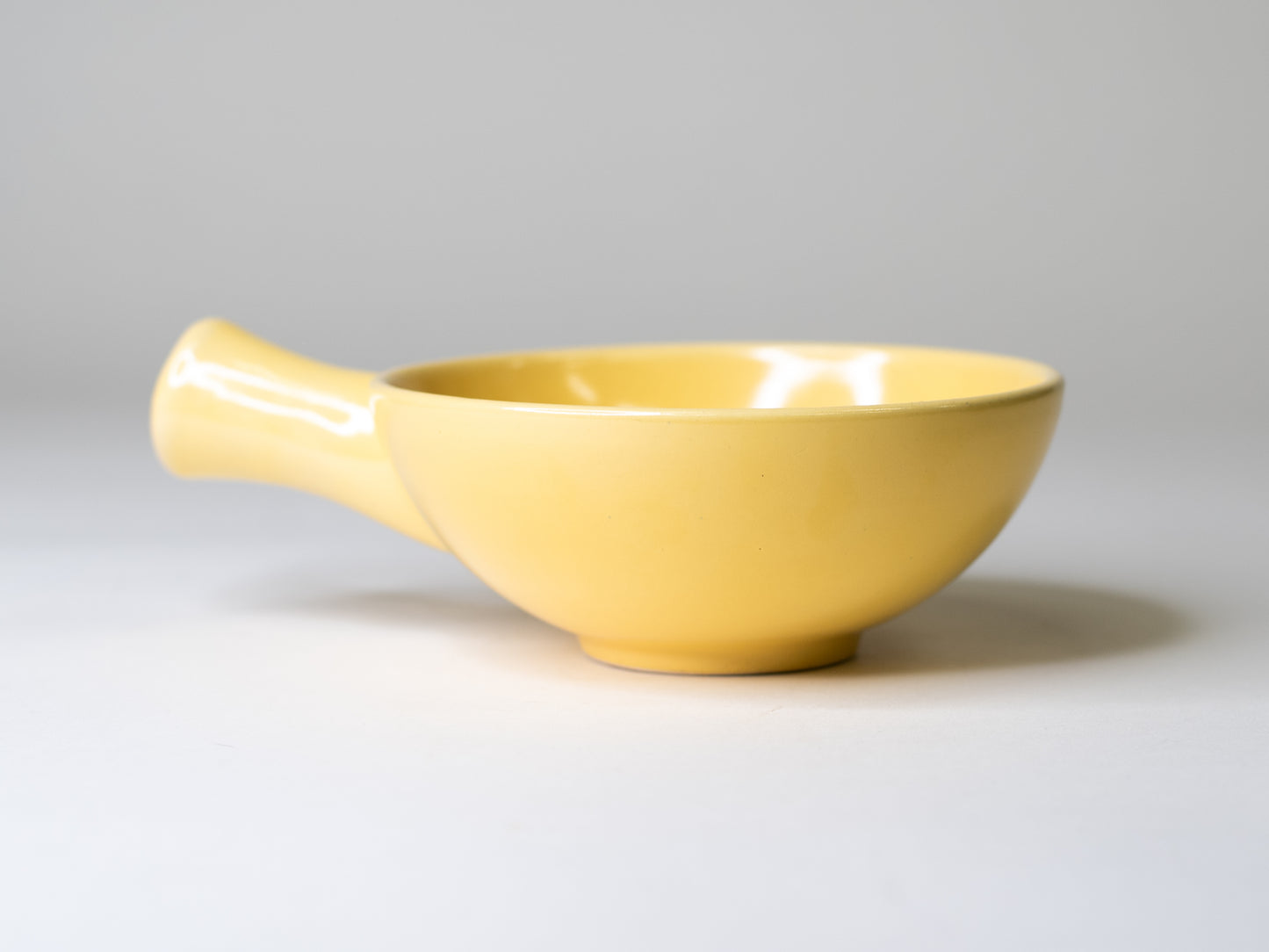 Vintage Modernist Ceramic Handled Bowl by Kupittaan savi - Finland, Mid-Century