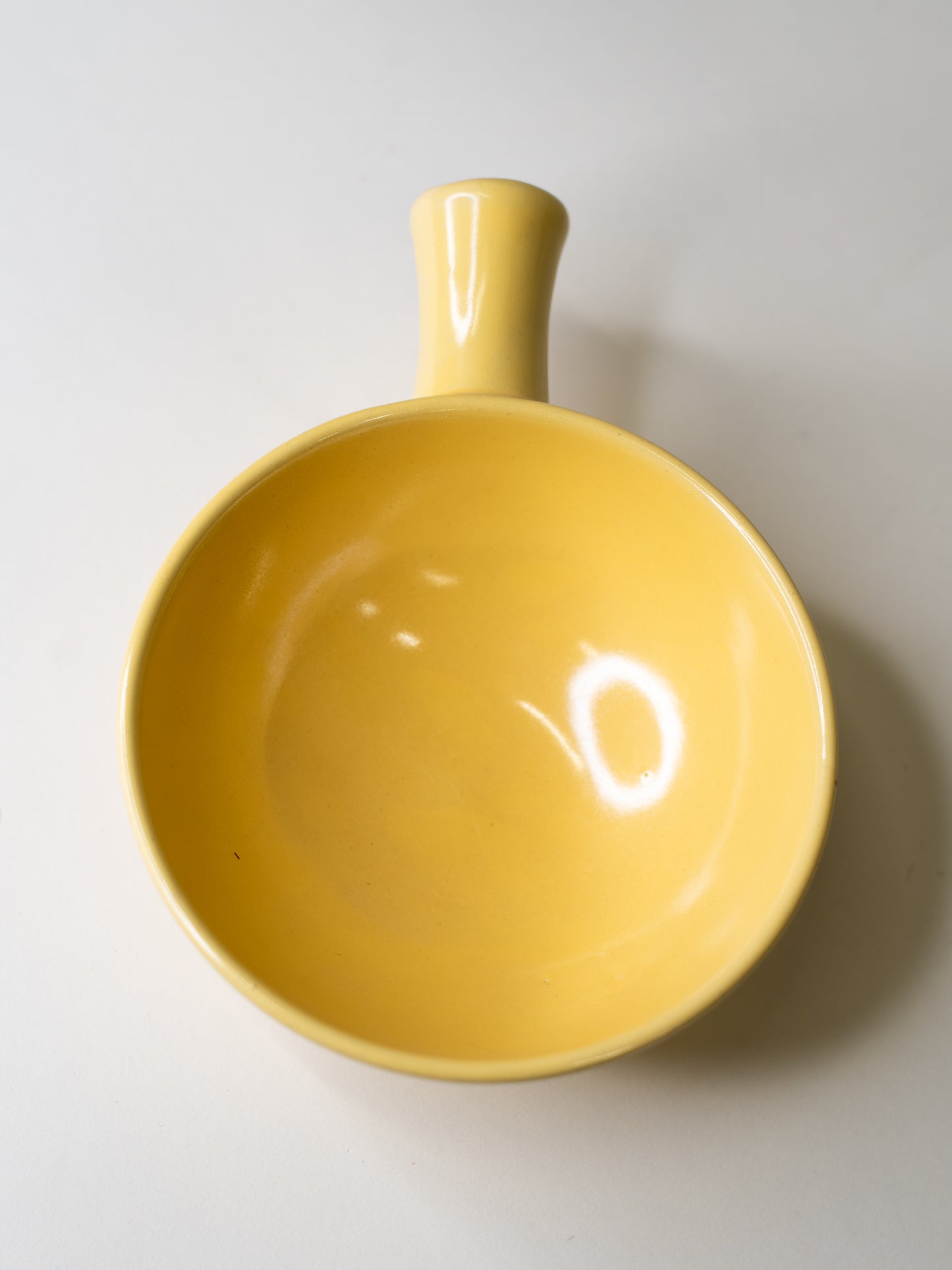 Vintage Modernist Ceramic Handled Bowl by Kupittaan savi - Finland, Mid-Century