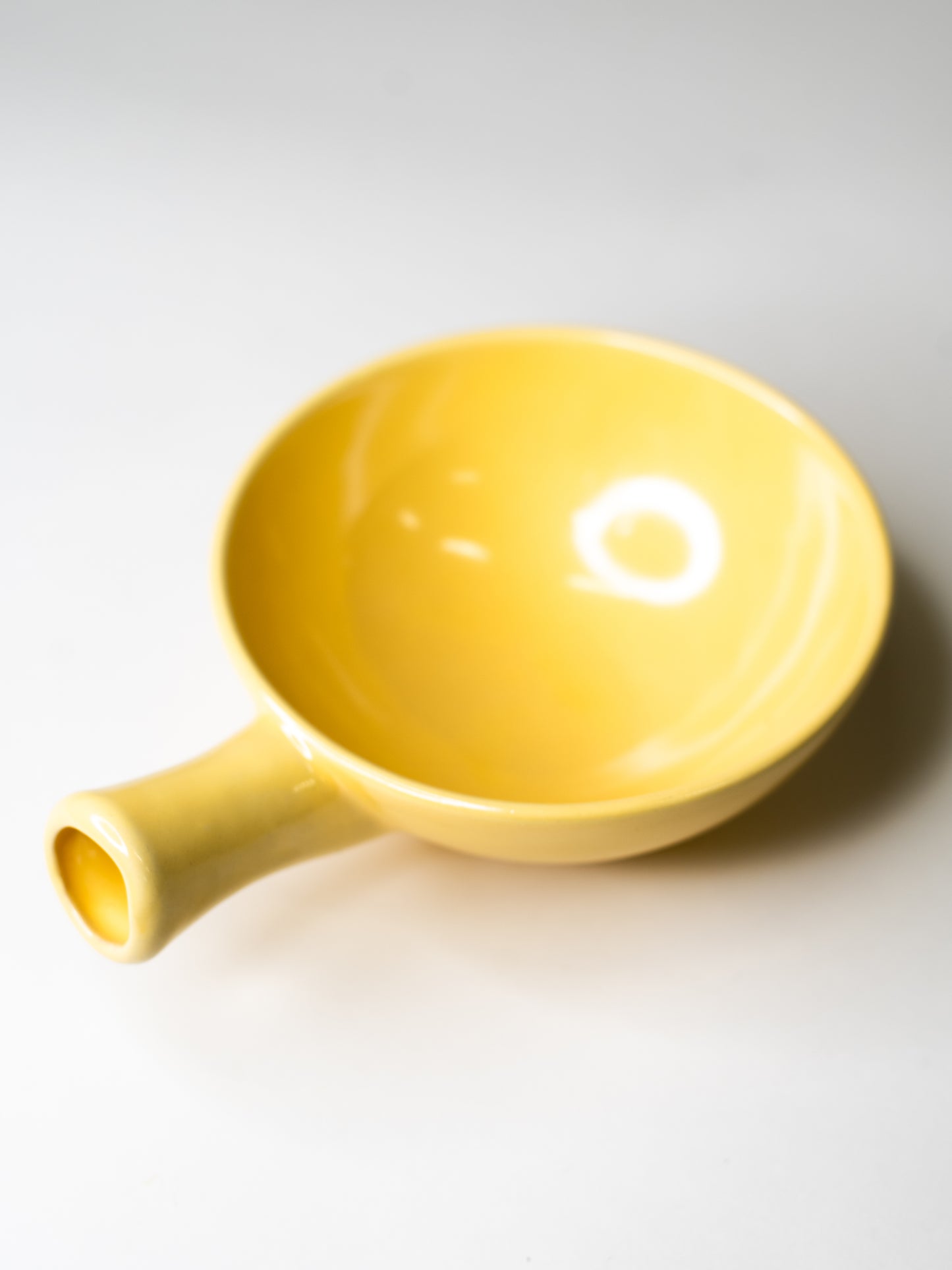 Vintage Modernist Ceramic Handled Bowl by Kupittaan savi - Finland, Mid-Century