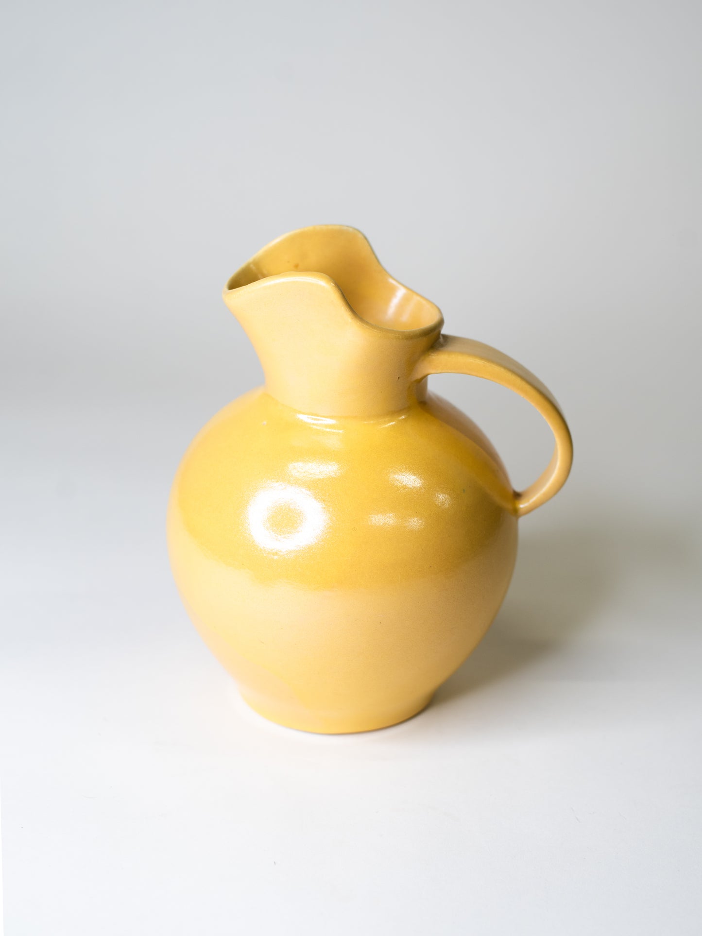 Vintage Modernist Ceramic Jug by Kupittaan savi - Finland, Mid-Century
