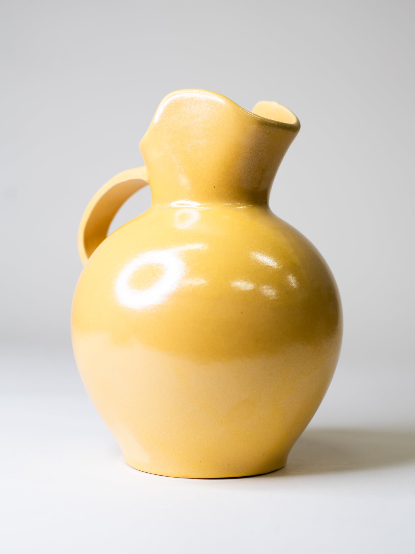 Vintage Modernist Ceramic Jug by Kupittaan savi - Finland, Mid-Century