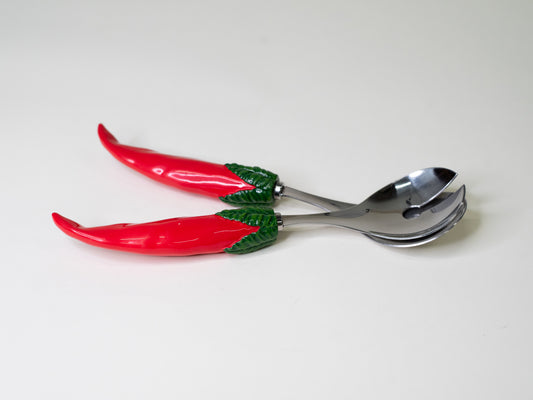 Vintage Sagaform Chili Salad Servers – Sweden, 1990s
