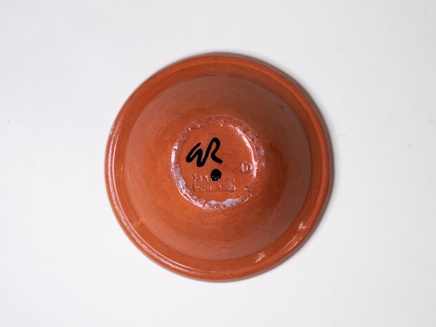 Small Hand-Painted Kupittaan Savi Bowl by Gudrun Raunio - Finland, Mid-Century