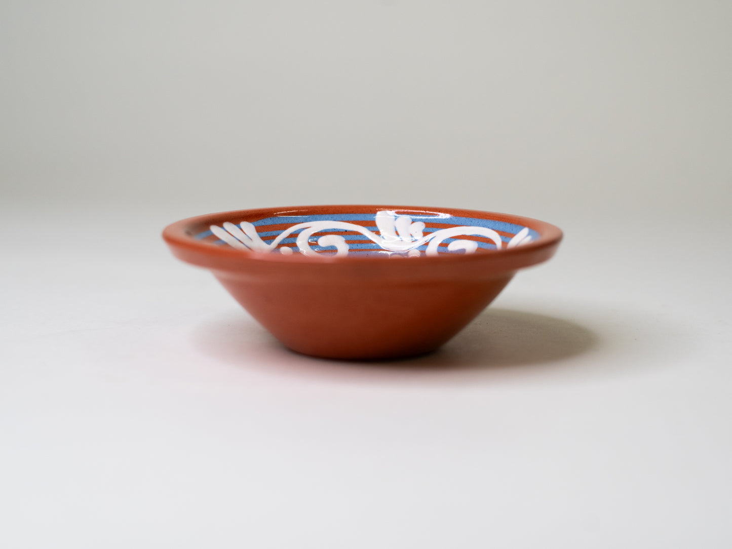 Small Hand-Painted Kupittaan Savi Bowl by Gudrun Raunio - Finland, Mid-Century