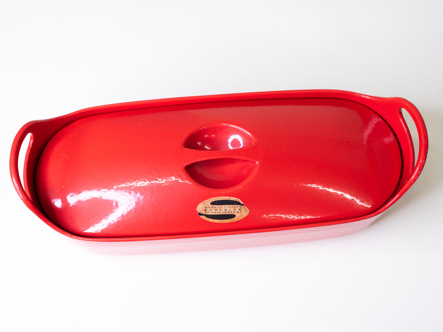 Timo Sarpaneva for Rosenlew – Rare Cast Iron Fish Terrine - Finland 1960s