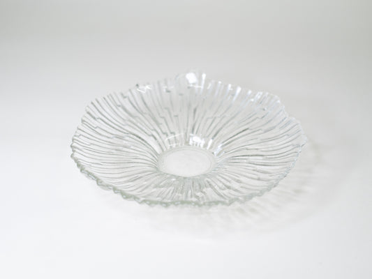 Vintage Nordic Modernist Glass Bowl by Humppila - Finland, Mid-Century
