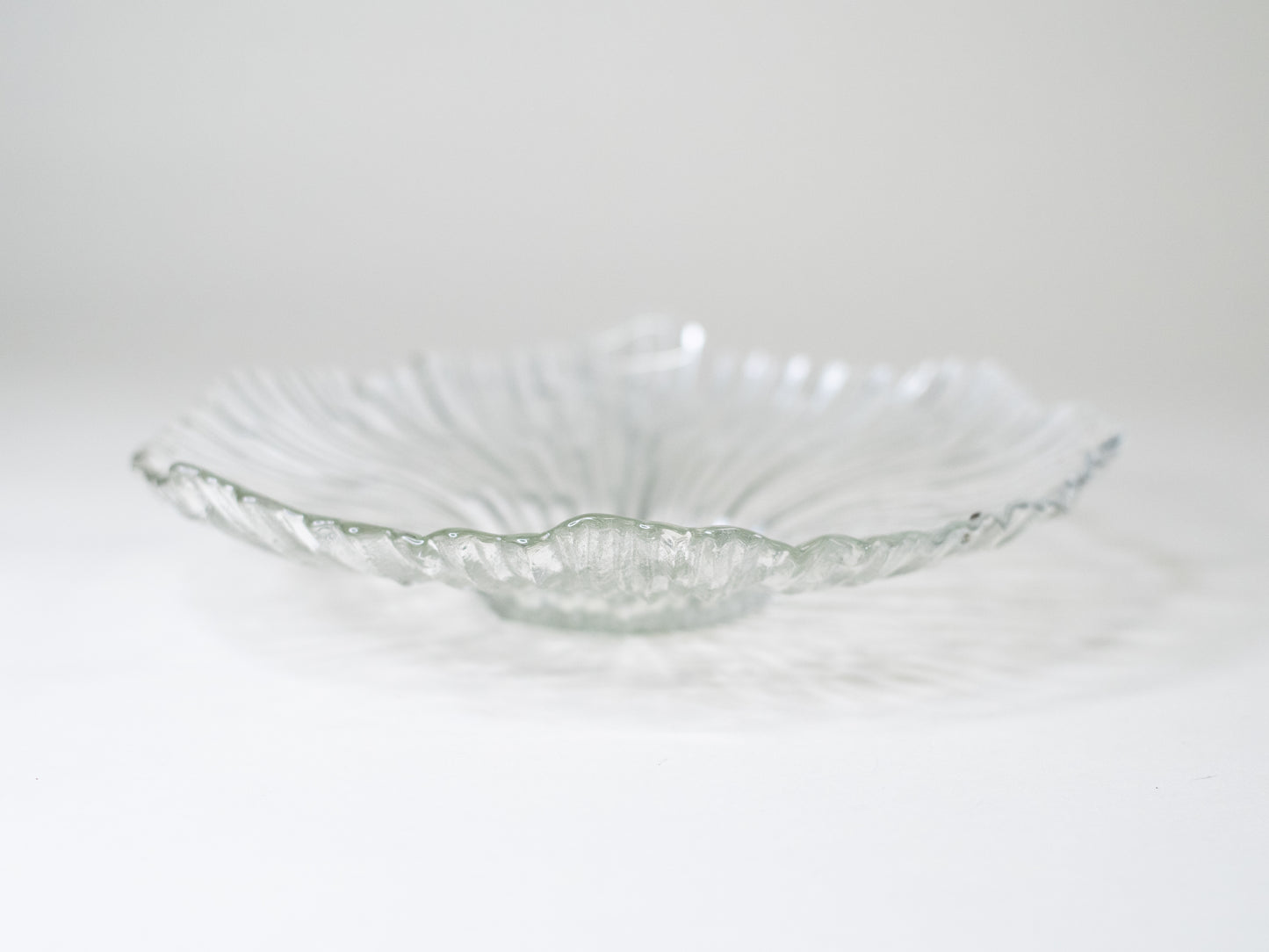 Vintage Nordic Modernist Glass Bowl by Humppila - Finland, Mid-Century