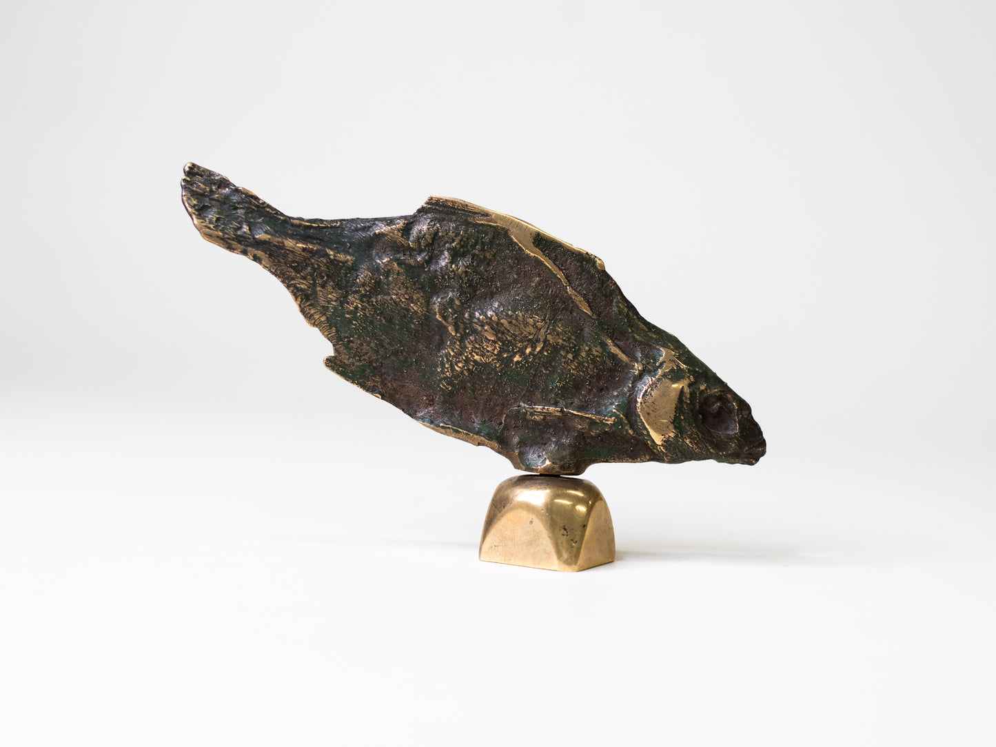 Cast Bronze Fish Sculpture - Finland, 1960s