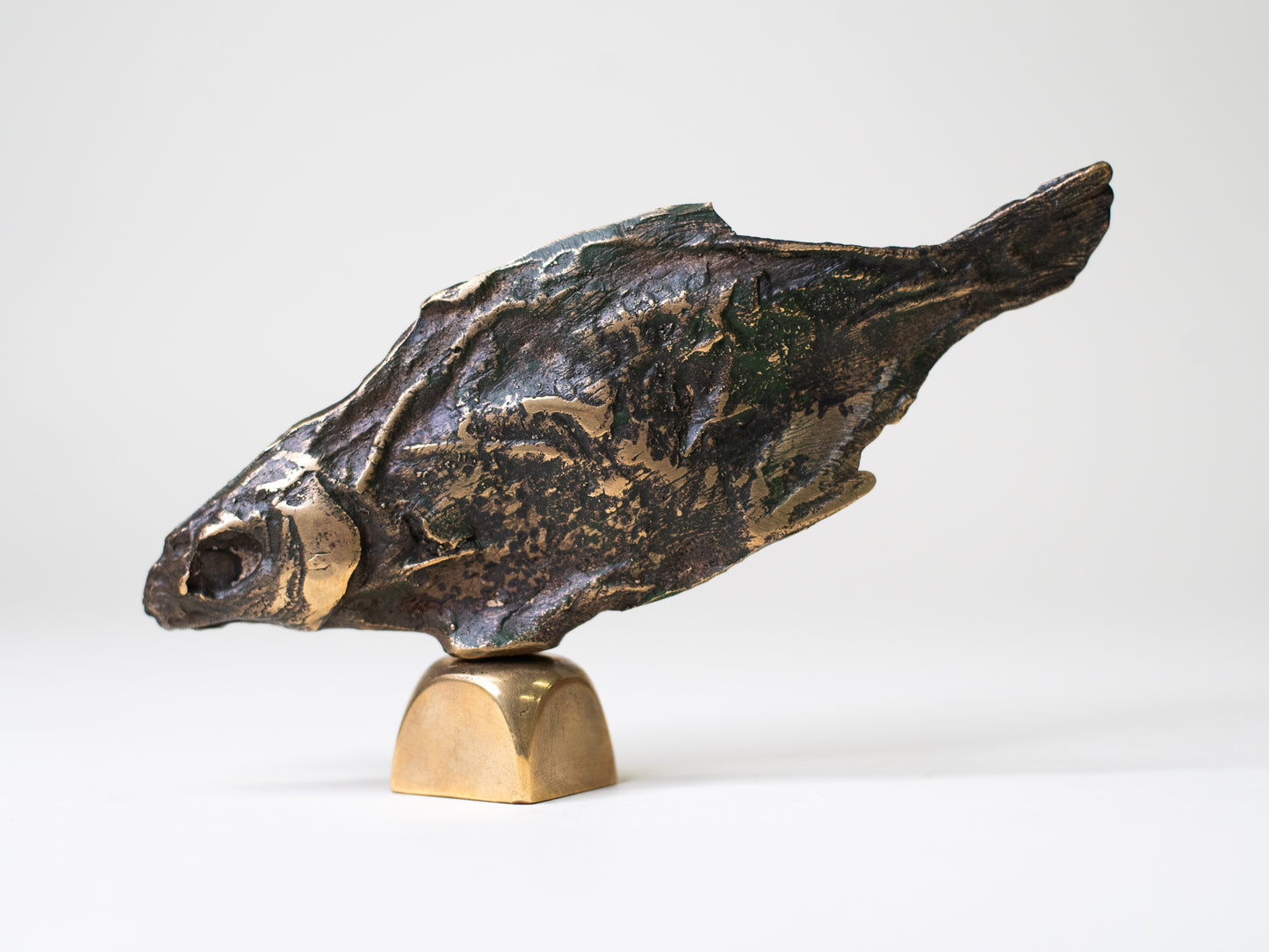 Cast Bronze Fish Sculpture - Finland, 1960s